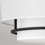 Elstead Lighting Graham HKGRAHAMLBK lampa wisząca 4x40 W biała-czarna zdj.4