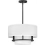 Elstead Lighting Graham HKGRAHAMMBK lampa wisząca 3x40 W biała-czarna zdj.3