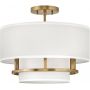 Elstead Lighting Graham HKGRAHAMMLCB lampa wisząca 3x40 W mosiądz zdj.1
