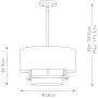 Elstead Lighting Graham HKGRAHAMMLCB lampa wisząca 3x40 W mosiądz zdj.2
