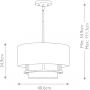 Elstead Lighting Graham HKGRAHAMMPN lampa wisząca 3x40 W nikiel zdj.2