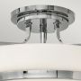 Elstead Lighting Harper HKHARPERSFMCM lampa podsufitowa 3x60 W biała-chrom zdj.3