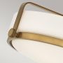 Elstead Lighting Harper HKHARPERSFMHB lampa podsufitowa 3x60 W biała-mosiądz zdj.5