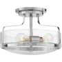 Elstead Lighting Harper HKHARPERSFSCMCS lampa podsufitowa 3x60 W chrom-przezroczysta zdj.1