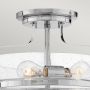 Elstead Lighting Harper HKHARPERSFSCMCS lampa podsufitowa 3x60 W chrom-przezroczysta zdj.4