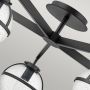 Elstead Lighting Hollis HKHOLLIS5CBK lampa podsufitowa 5x40 W czarna zdj.6