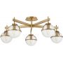 Elstead Lighting Hollis HKHOLLIS5CHB lampa podsufitowa 5x40 W mosiądz zdj.1