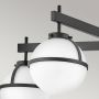 Elstead Lighting Hollis HKHOLLIS5OBK lampa podsufitowa 5x40 W biała-czarna zdj.3