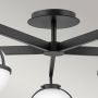 Elstead Lighting Hollis HKHOLLIS5OBK lampa podsufitowa 5x40 W biała-czarna zdj.4
