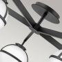 Elstead Lighting Hollis HKHOLLIS5OBK lampa podsufitowa 5x40 W biała-czarna zdj.6
