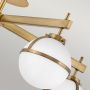Elstead Lighting Hollis HKHOLLIS5OHB lampa podsufitowa 5x40 W biała-mosiądz zdj.5
