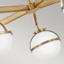 Elstead Lighting Hollis HKHOLLIS5OHB lampa podsufitowa 5x40 W biała-mosiądz zdj.6