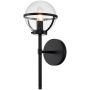 Elstead Lighting Hollis HKHOLLIS1CBKBATH kinkiet 1x40 W czarny zdj.1