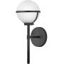 Elstead Lighting Hollis HKHOLLIS1OBKBATH kinkiet 1x40 W biały-czarny zdj.1