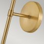 Elstead Lighting Hollis HKHOLLIS1OHBBATH kinkiet 1x40 W biały-mosiądz zdj.5