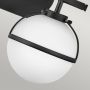 Elstead Lighting Hollis HKHOLLIS2OBKBATH kinkiet 2x40 W biały-czarny zdj.5