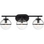 Elstead Lighting Hollis HKHOLLIS3CBKBATH kinkiet 3x40 W czarny zdj.1