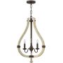 Elstead Lighting Middlefield HKMIDDLEFIELD3 lampa wisząca 3x60 W żelazo zdj.1