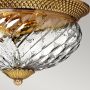 Elstead Lighting Plantation HKPLANTATIONFLBB plafon 3x60 W mosiądz zdj.4
