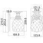 Elstead Lighting Plantation HKPLANTATION1BATHBB kinkiet 1x3 W mosiądz zdj.2