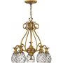 Elstead Lighting Plantation HKPLANTATION5BB lampa wisząca 5x60 W mosiądz zdj.1