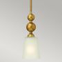 Elstead Lighting Zelda HKZELDAPAVS lampa wisząca 1x60 W mosiądz zdj.3