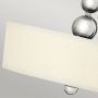 Elstead Lighting Zelda HKZELDAPBPN lampa wisząca 3x60 W nikiel zdj.4