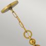 Elstead Lighting Zelda HKZELDA5VS lampa wisząca 5x60 W mosiądz zdj.2