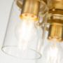 Elstead Lighting Brinley KLBRINLEYFBB plafon 3x60 W mosiądz zdj.4