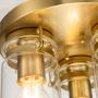 Elstead Lighting Brinley KLBRINLEYFBB plafon 3x60 W mosiądz zdj.5
