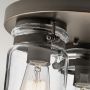 Elstead Lighting Brinley KLBRINLEYFOZ plafon 3x60 W brązowy zdj.4