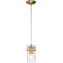 Elstead Lighting Brinley KLBRINLEYMPBB lampa wisząca 1x60 W mosiądz zdj.1