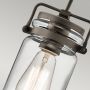 Elstead Lighting Brinley KLBRINLEYMPOZ lampa wisząca 1x60 W brązowa zdj.5