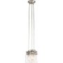 Elstead Lighting Brinley KLBRINLEY3NI lampa wisząca 3x60 W nikiel zdj.1