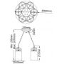 Elstead Lighting Brinley KLBRINLEY6NI lampa wisząca 6x60 W nikiel zdj.2