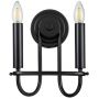 Elstead Lighting Capitol Hill KLCAPITOLHILL2BLK kinkiet 2x40 W czarny zdj.3