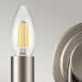 Elstead Lighting Capitol Hill KLCAPITOLHILL2BN kinkiet 2x40 W nikiel zdj.5