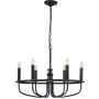 Elstead Lighting Capitol Hill KLCAPITOLHILL6BLK lampa wisząca 6x40 W czarna zdj.3