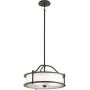 Elstead Lighting Emory KLEMORYPSOZ lampa wisząca 3x60 W brązowa zdj.1