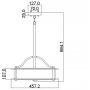 Elstead Lighting Emory KLEMORYPSOZ lampa wisząca 3x60 W brązowa zdj.2