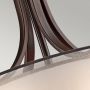 Elstead Lighting Lacey KLLACEYPLMB lampa wisząca 4x40 W brązowa-kremowa zdj.3