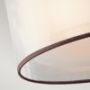 Elstead Lighting Lacey KLLACEYSFMB lampa podsufitowa 3x40 W brązowa-kremowa zdj.3