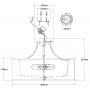 Elstead Lighting Lacey KLLACEYSFMAP lampa podsufitowa 4x40 W biała zdj.2