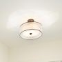 Elstead Lighting Lacey KLLACEYSFMMB lampa podsufitowa 4x40 W brązowa-kremowa zdj.5
