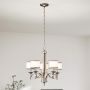 Elstead Lighting Lacey KLLACEY5AP lampa wisząca 5x40 W biała zdj.5