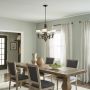 Elstead Lighting Lacey KLLACEY5MB lampa wisząca 5x40 W brązowa-kremowa zdj.7