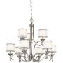 Elstead Lighting Lacey KLLACEY9AP lampa wisząca x40 W biała zdj.1