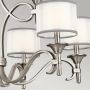 Elstead Lighting Lacey KLLACEY9AP lampa wisząca x40 W biała zdj.4