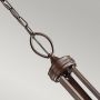 Elstead Lighting Lacey KLLACEY9MB lampa wisząca x40 W brązowa-kremowa zdj.5