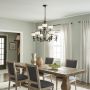 Elstead Lighting Lacey KLLACEY9MB lampa wisząca x40 W brązowa-kremowa zdj.6